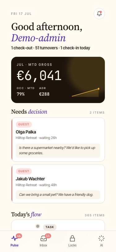 Mobile app shell